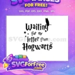 Free Hogwarts Letter Free Waiting Owl Harry Potter Free SVG - Instant Download