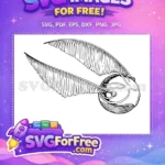 Free Wizard Silhouette Free Glasses Harry Potter Free SVG 2 - Instant Download