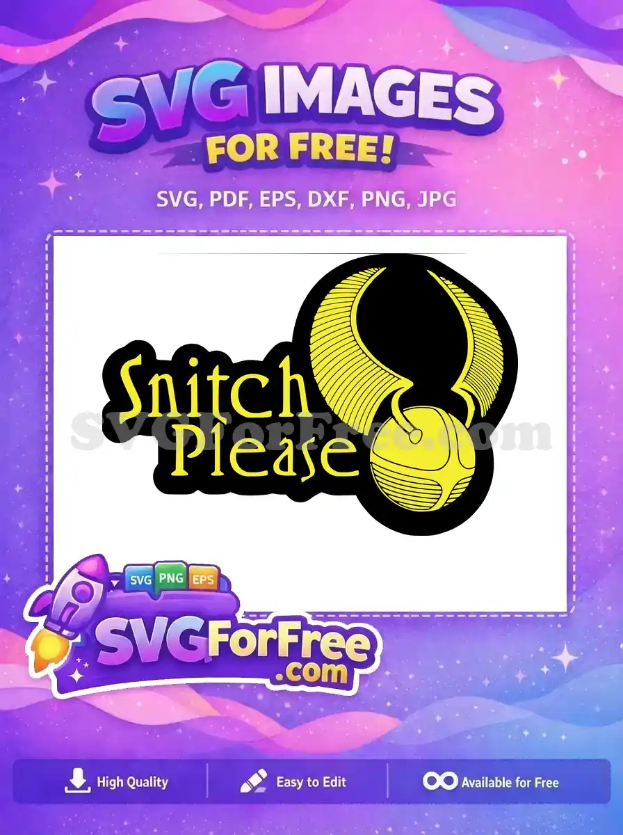 Free Golden Snitch Wings Free Snitch Please Harry Potter Free SVG