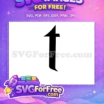 Free Number One Free Initial Harry Potter Free SVG - Instant Download