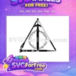 Free Harry Potter Glasses Free Lightning Scar Harry Potter Free SVG 22 - Instant Download