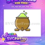 Free Bubbling Potion Free Glowing Brew Harry Potter Free SVG - Instant Download
