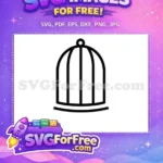 Free Bird Cage Free Empty Harry Potter Free SVG - Instant Download