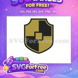 Free Black Gold Shield Free Hogwarts House Harry Potter Free SVG