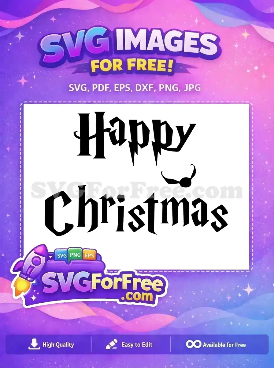Free Dark Font Free Golden Snitch Harry Potter Free SVG