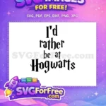 Free Hogwarts Fan Text Free Wizarding Quote Harry Potter Free SVG - Instant Download