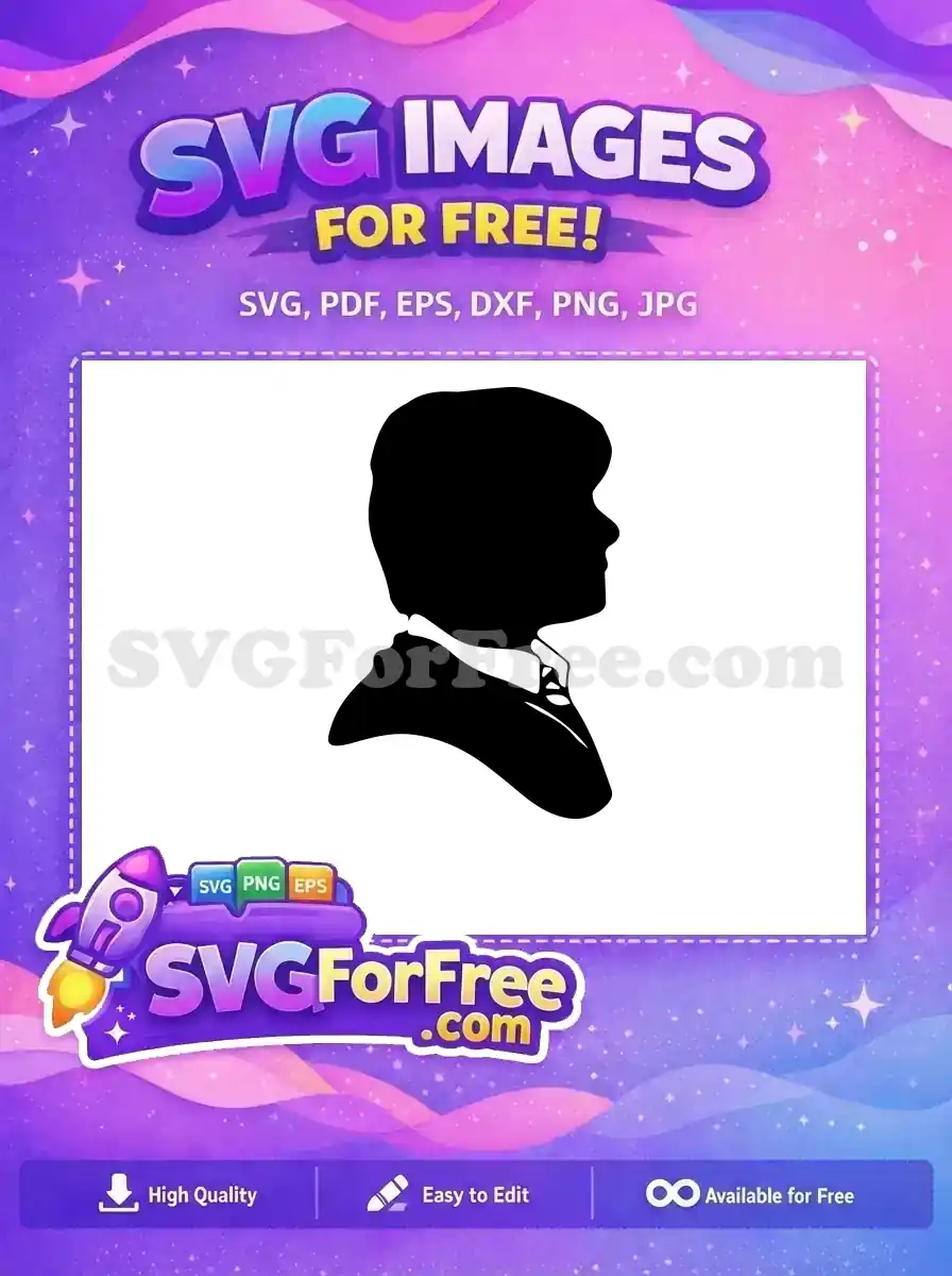 Free Draco Malfoy Silhouette Free Slytherin Tie Harry Potter Free SVG 1