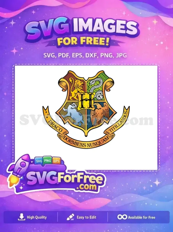 Free Hogwarts Crest Free Gryffindor Slytherin Harry Potter Free SVG Free Hogwarts Crest Free Gryffindor Slytherin Harry Potter Free SVG