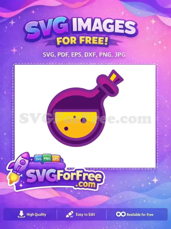 Free Purple Potion Free Bubbles Harry Potter Free SVG