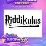 Free Riddikulus Spell Free Wand Harry Potter Free SVG 1 - Instant Download
