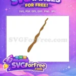 Free Wooden Wand Free Harry Potter Prop Harry Potter Free SVG 2 - Instant Download