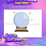 Free Glowing Stars Free Crystal Ball Harry Potter Free SVG - Instant Download