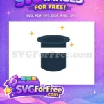 Free Wizard Hat Free White Stripe Harry Potter Free SVG - Instant Download