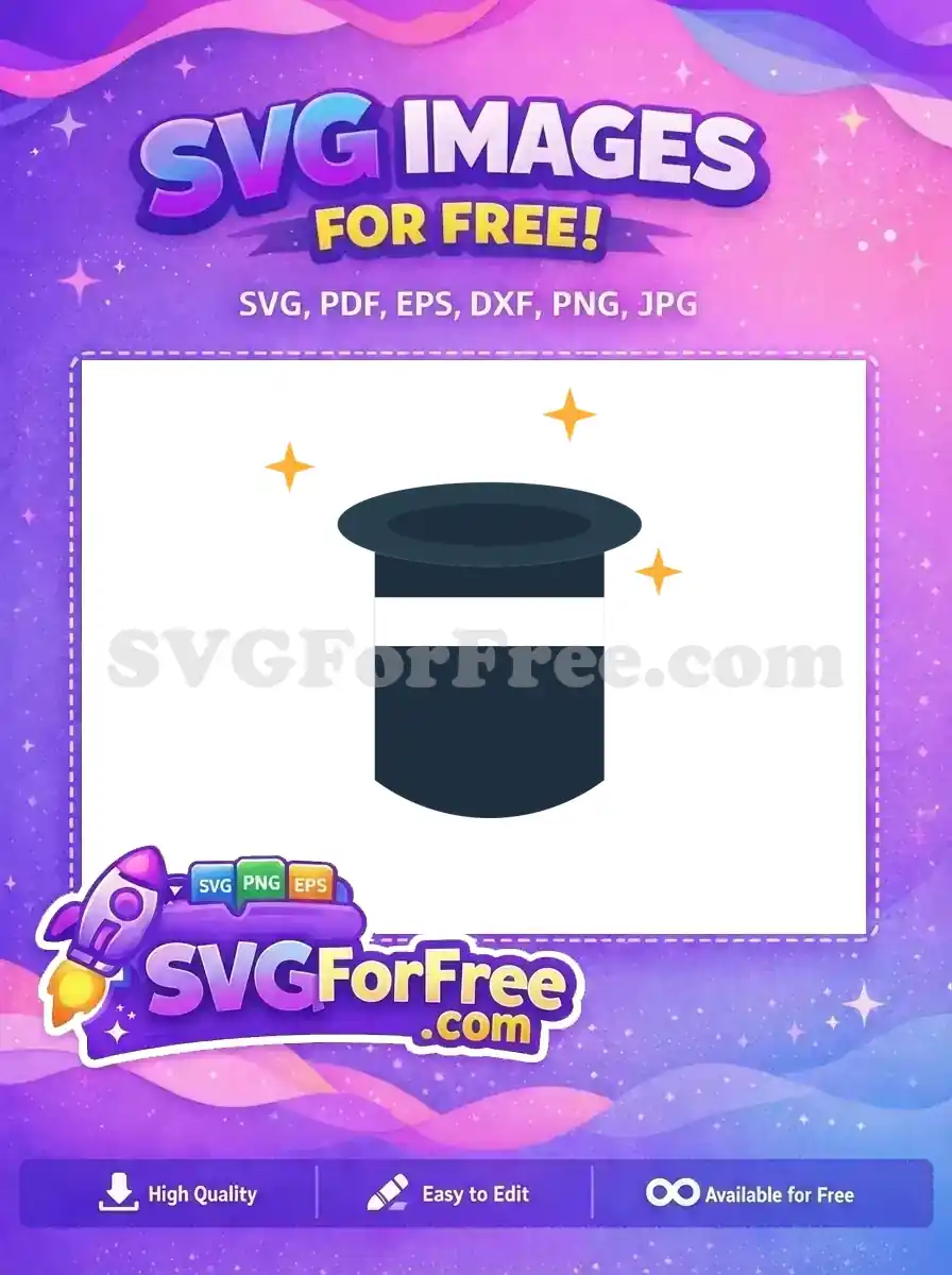 Free Wizard Hat Free White Stripe Harry Potter Free SVG