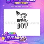 Free Wizard Hat Free Mommy of the Birthday Boy Harry Potter Free SVG - Instant Download