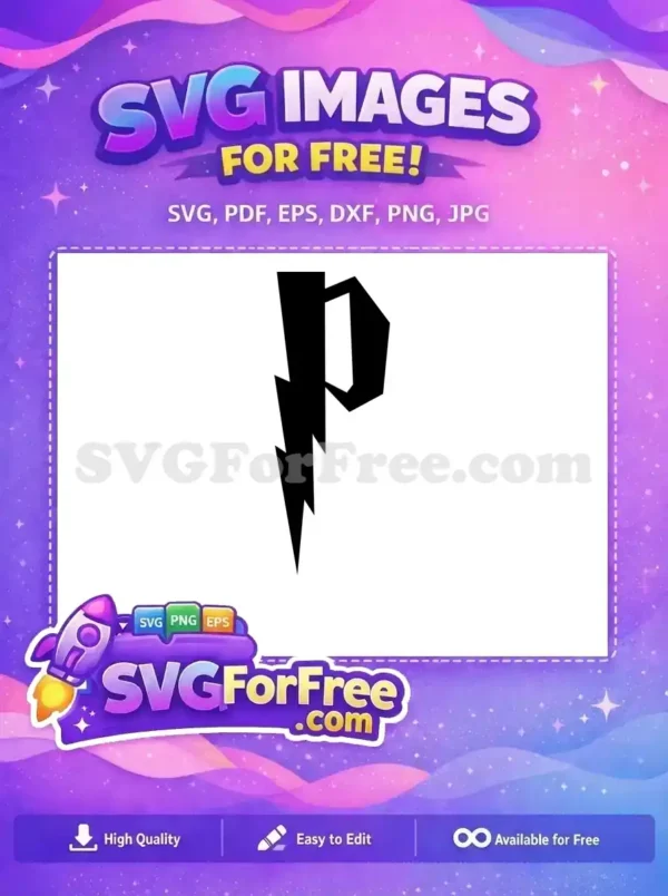 Free Lightning Scar Free Harry Potter Simple Free SVG