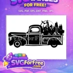 Free Hogwarts Castle Silhouette Free Truck Bed Harry Potter Free SVG - Instant Download