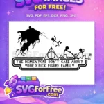 Free Dementor Silhouette Free Stick Figure Themed Harry Potter Free SVG - Instant Download