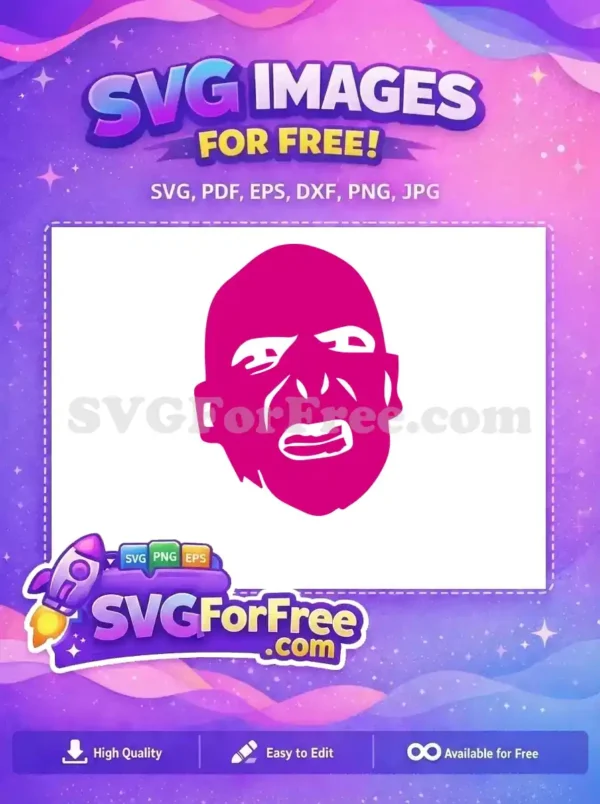 Free Voldemort Angry Expression Free Harry Potter Character Free SVG