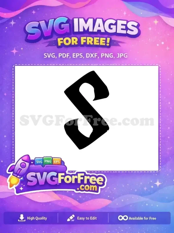 Free Slytherin Letter S Free Harry Potter Movie Free SVG 1