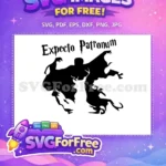 Free Expecto Spell Free Black Patronus Harry Potter Free SVG - Instant Download