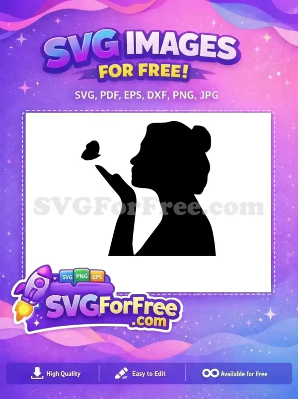 Free Luna Lovegood Free Butterfly Harry Potter Free SVG