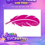 Free Quill Feather Free Pink Harry Potter Free SVG - Instant Download