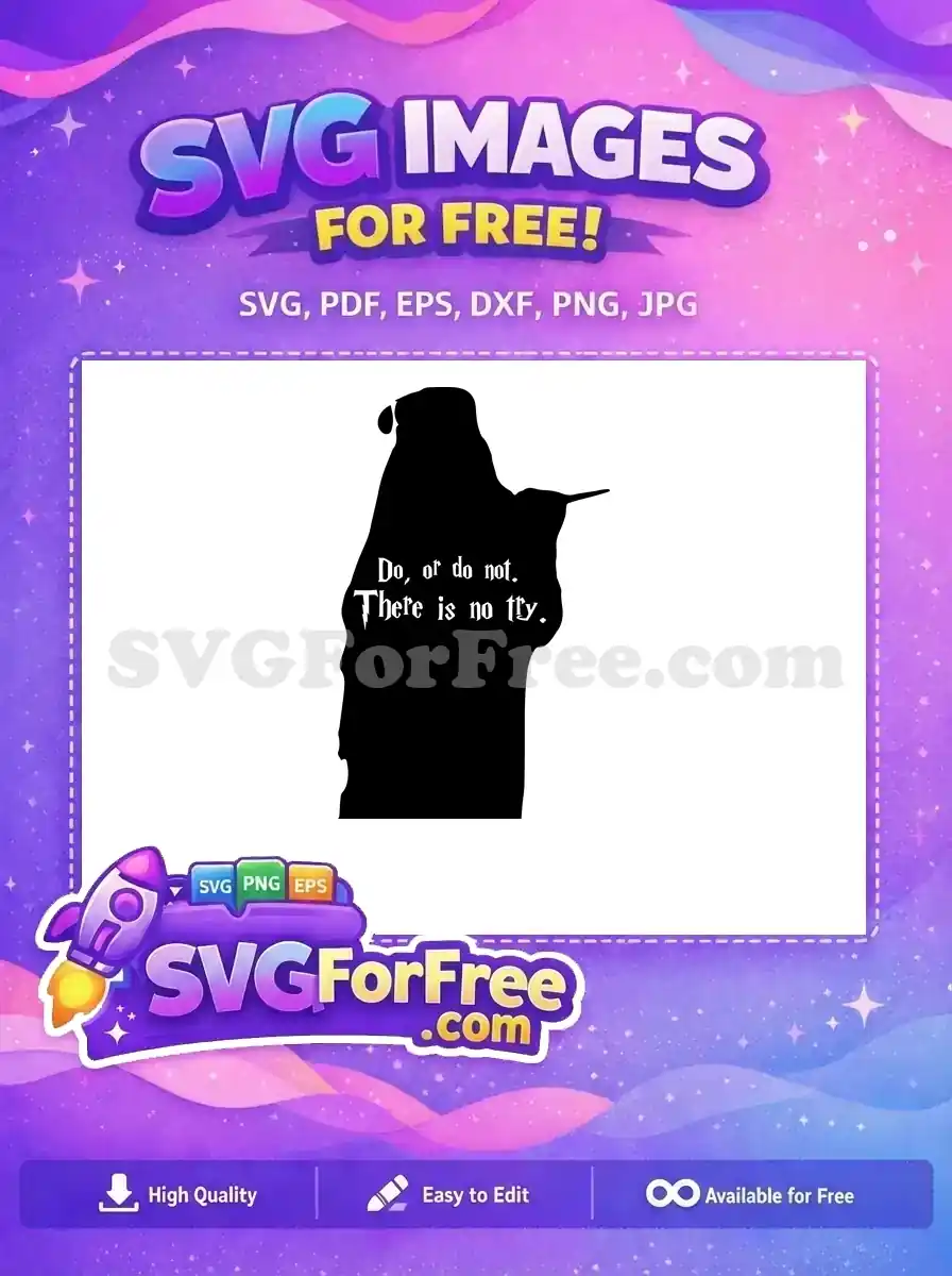 Free Dobby Silhouette Free Hogwarts Quote Harry Potter Free SVG