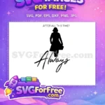 Free Severus Snape Free Always Silhouette Harry Potter Free SVG - Instant Download