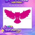 Free Pink Hedwig Wings Free Silhouette Harry Potter Free SVG - Instant Download