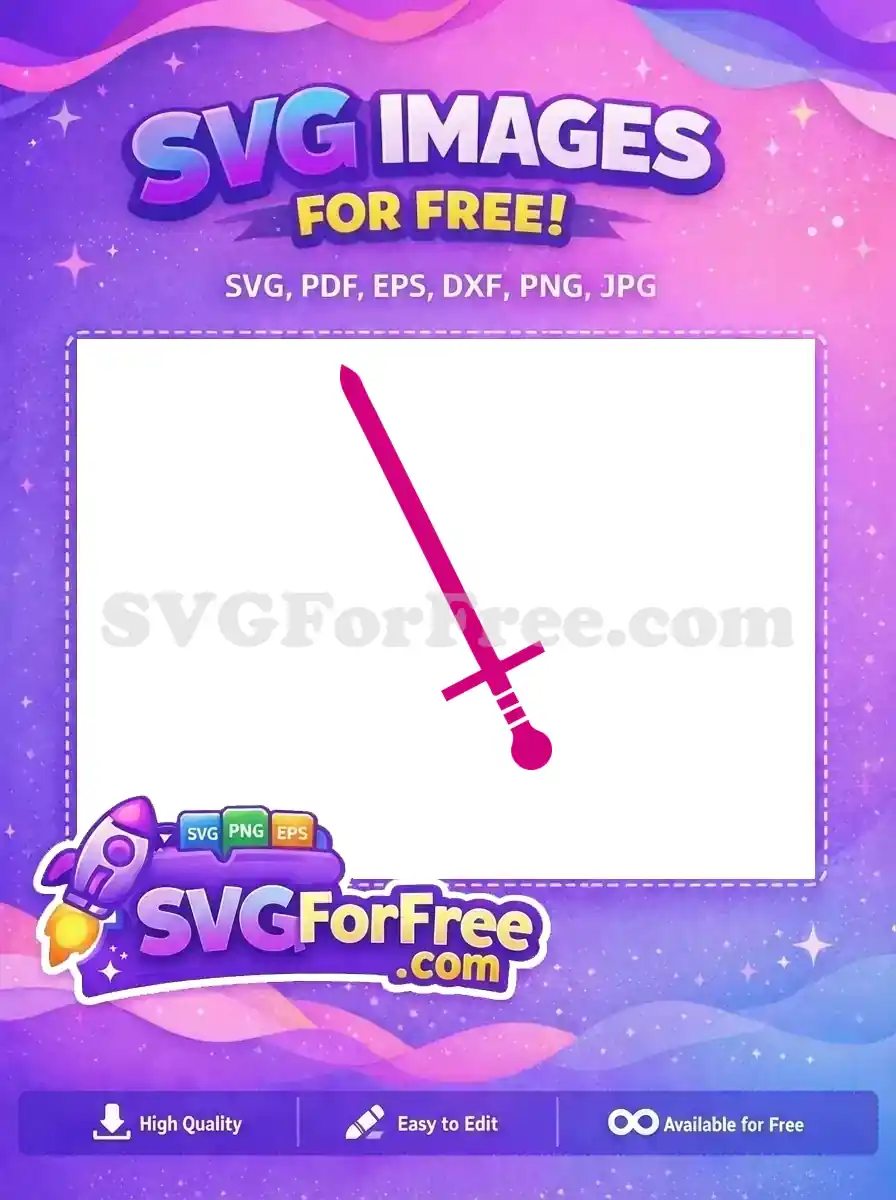 Free Gryffindor Sword Free Magical Artifact Harry Potter Free SVG
