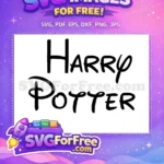 Free Black Font Free Harry Potter Movie Free SVG - Instant Download