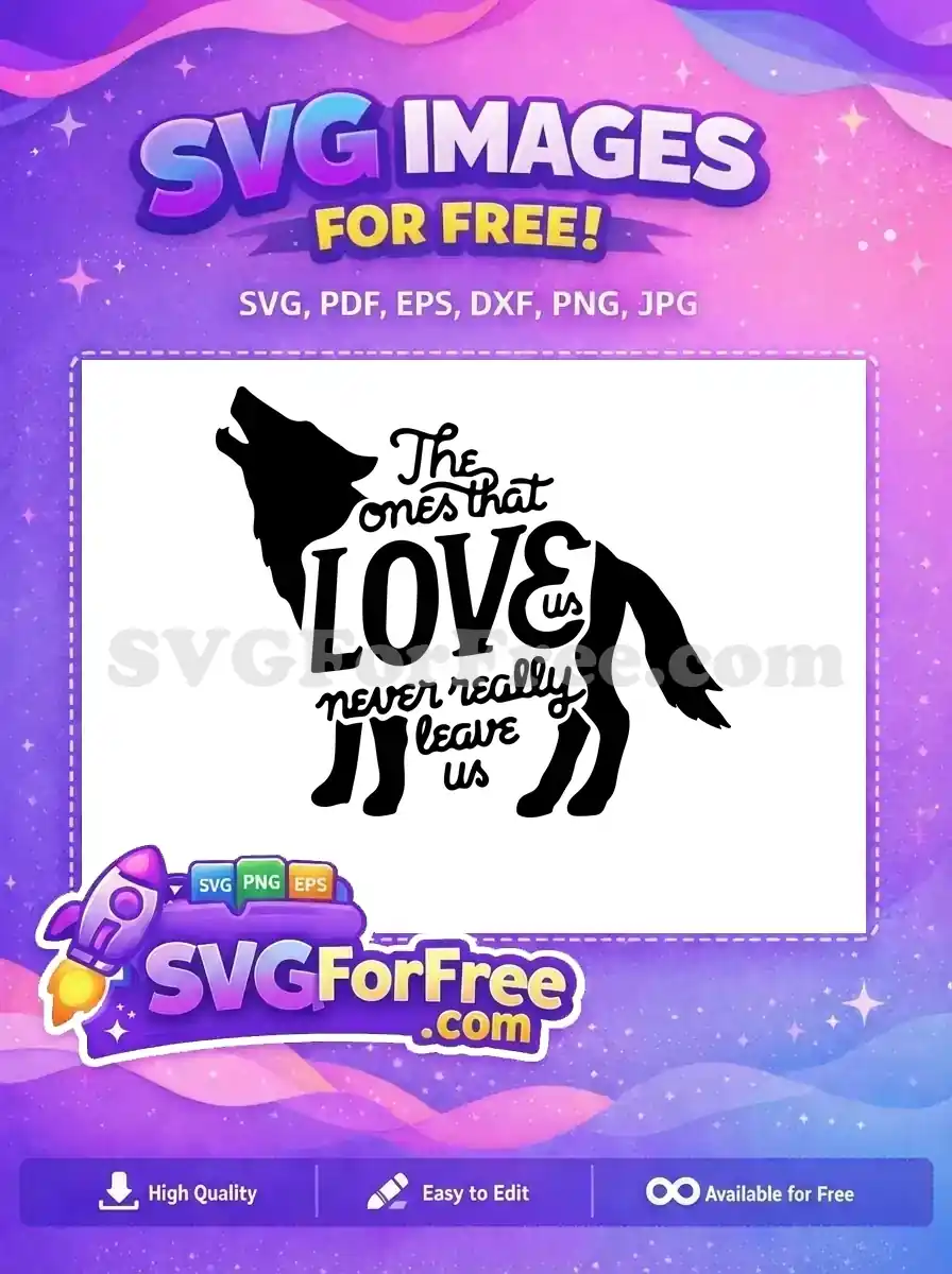 Free Howling Wolf Free Love Quote Harry Potter Free SVG