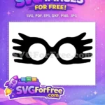 Free Spectrespecs Glasses Free Luna Lovegood Harry Potter Free SVG - Instant Download