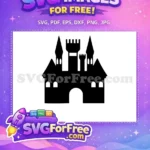 Free Hogwarts Castle Silhouette Free Magical Fortress Harry Potter Free SVG - Instant Download
