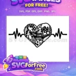 Free Heartbeat Wizard Free Silhouette Always Harry Potter Free SVG - Instant Download