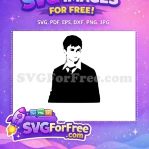 Free Black Hair Free Tie Harry Potter Free SVG