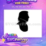 Free Severus Snape Free Professor Silhouette Harry Potter Free SVG - Instant Download
