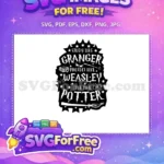 Free Study Granger Free Protect Weasley Harry Potter Free SVG 2 - Instant Download