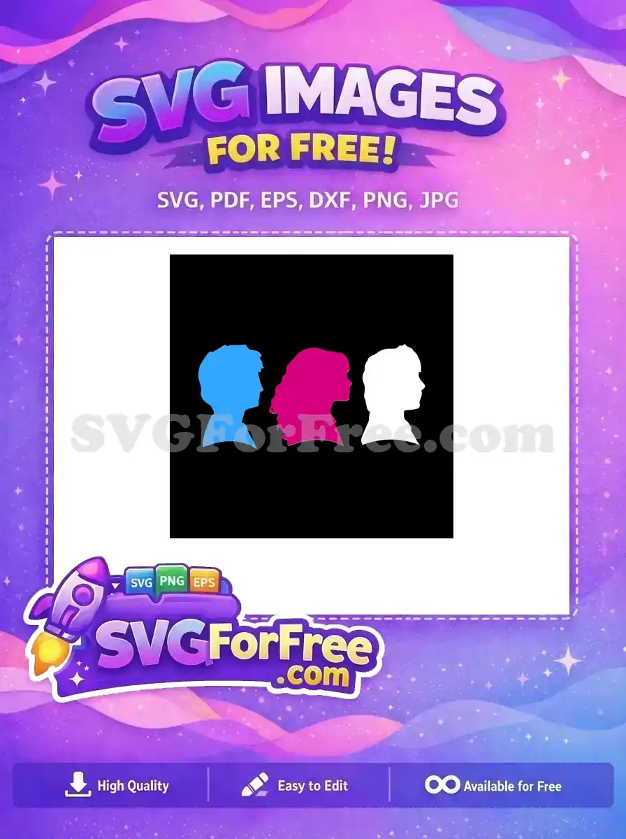 Free Blue Haired Free Pink Haired Harry Potter Free SVG 2