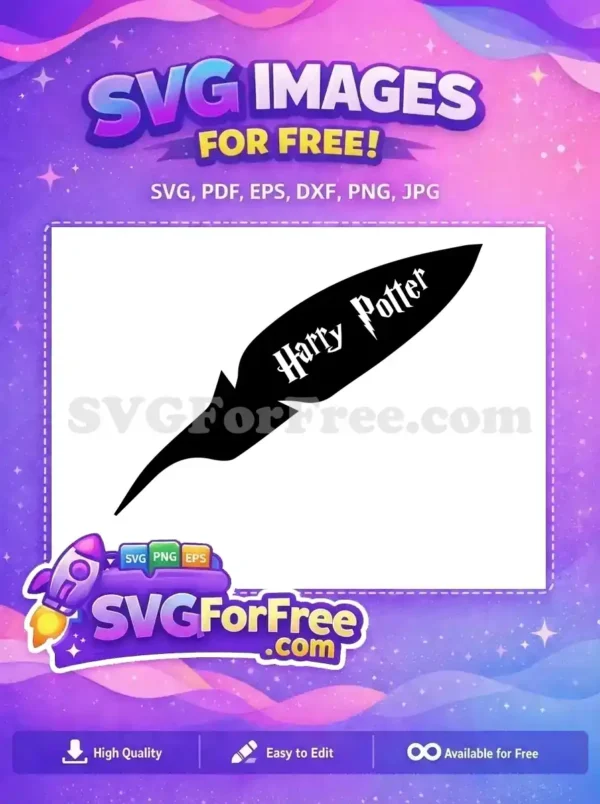 Free Quill Pen Free Harry Potter Wizarding World Free SVG