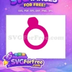 Free Pink Snitch Silhouette Free Harry Potter Symbol Free SVG - Instant Download