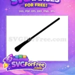 Free Wooden Wand Free Wizard Tool Harry Potter Free SVG - Instant Download