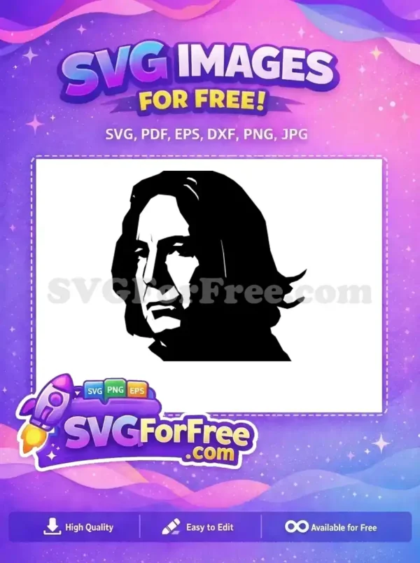Free Severus Snape Gaze Free Dark Wizard Harry Potter Free SVG
