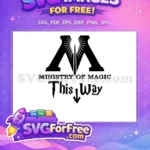 Free Dark Mark Free Ministry This Way Harry Potter Free SVG - Instant Download