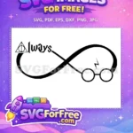 Free Harry Potter Glasses Free Scarred Forehead Harry Potter Free SVG 2 - Instant Download