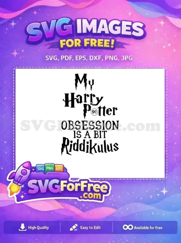Free Riddikulus Obsession Free Harry Potter 9 34 Free SVG