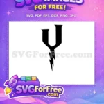 Free Letter U Free Lightning Harry Potter Free SVG - Instant Download