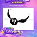 Free Golden Snitch Free Black Silhouette Harry Potter Free SVG - Instant Download