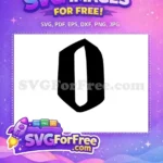 Free Letter D Free Black Initial Harry Potter Free SVG 2 - Instant Download